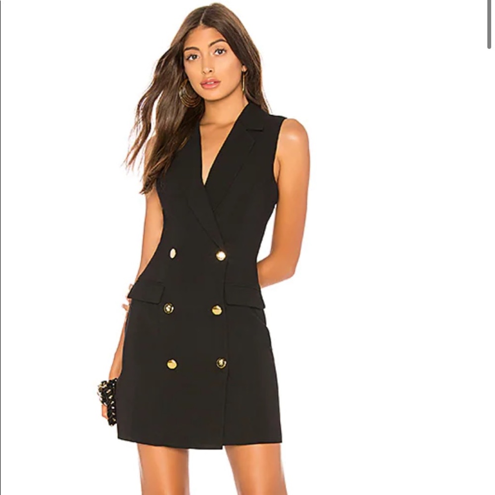 Patricia blazer dress black
